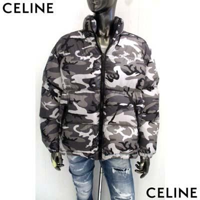 セリーヌ CELINE メンズ アウター ダウンジャケット 表グレー系/裏