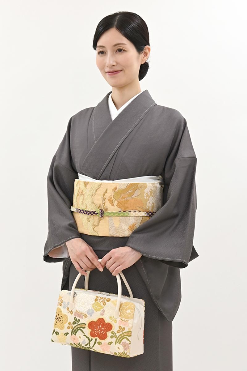 銀座【L-8379】袋帯 薄香色 海賦文 - 銀座きもの青木｜長く大切に着