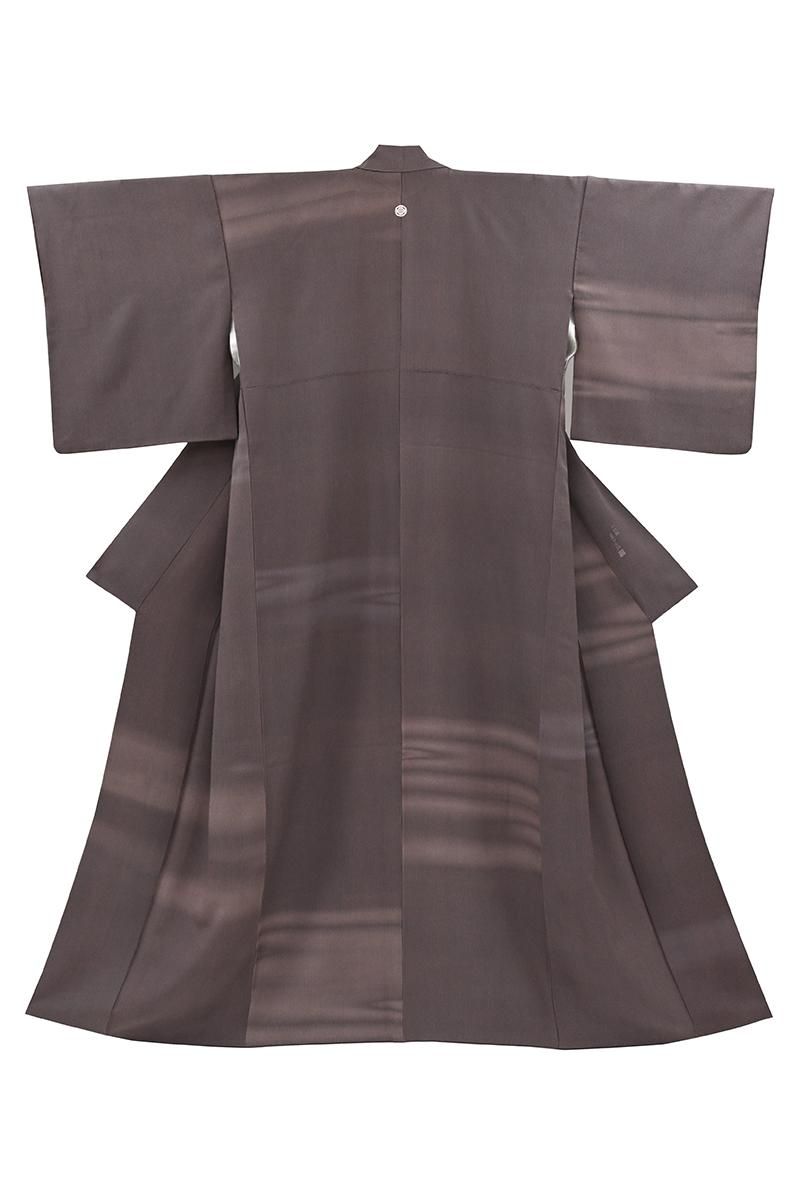 銀座【着物4716】日本工芸会正会員 藍田正雄作 江戸小紋 繍一ッ紋 訪問