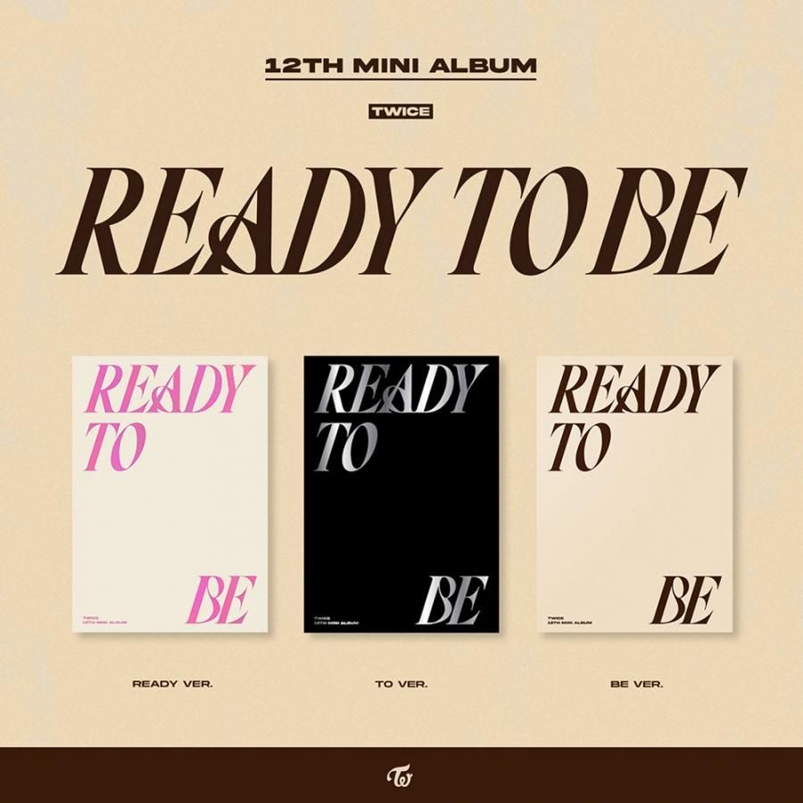 TWICE トゥワイス READY TO BE (REDADY Ver./TO Ver./BE Ver.) 12th