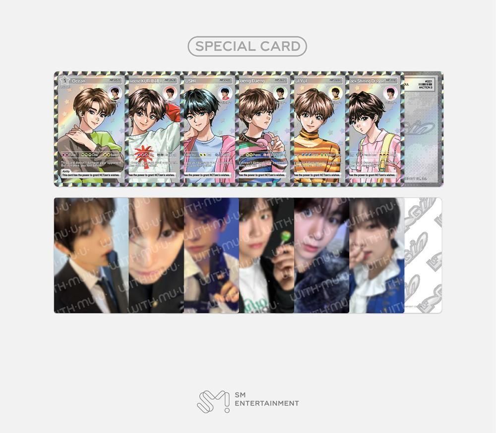 NCT WISH - 01 RANDOM TRADING CARD (LOG out ver.)