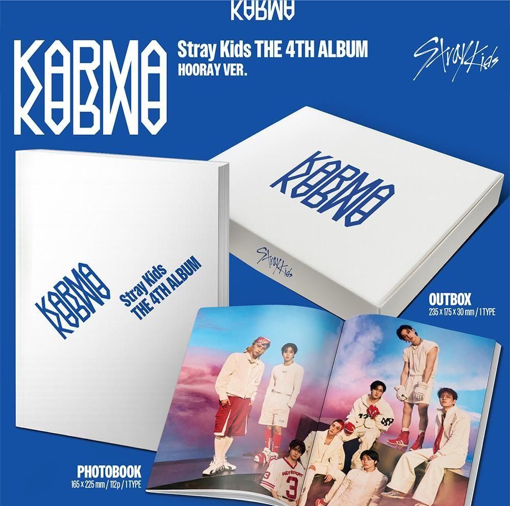 Stray Kids - KARMA / 4th Full Album (CEREMONY VER., HOORAY VER