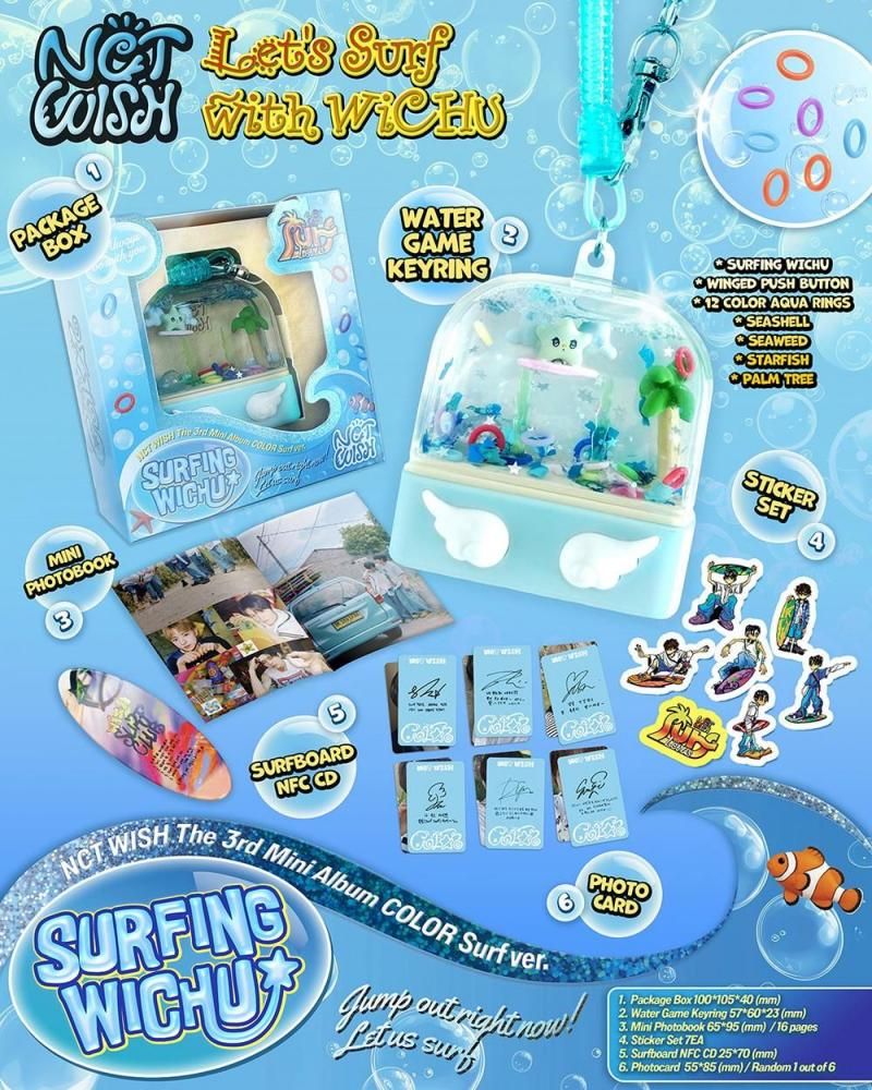 NCT WISH - COLOR / 3rd Mini Album (Surf Ver.)(スマートアルバム)