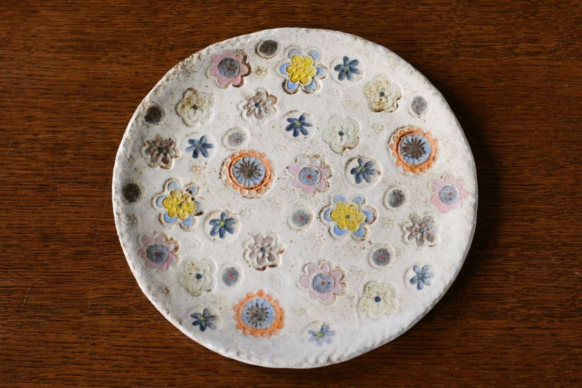 本田あつみ 和食器通販｜さわらぎ Wild flowerプレート大