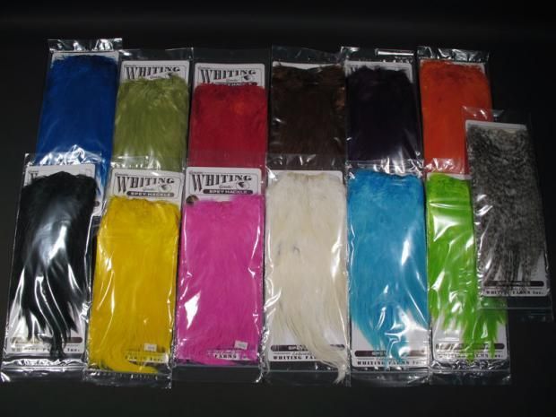 WHITING（ホワイティング） スペイハックルサドル各色 - フライ