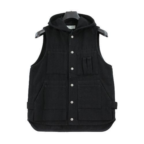 ササフラス リバーシブルベスト XL デニム フリース SASSAFRAS