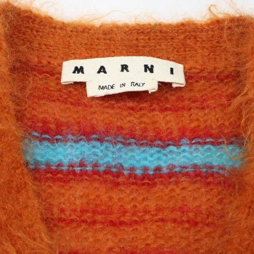 MARNI マルニ 19AW モヘアカーディガン 44 オレンジ - ブランド古着