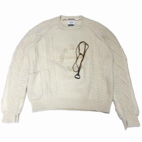 SUNSEA × Midorikawa × TWONESS 20AW PUB SWEATER 2 ニット 3 ホワイト