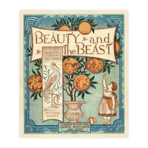 アンティーク絵本 復刻本シリーズ 1 「ウォルター・クレインの美女と