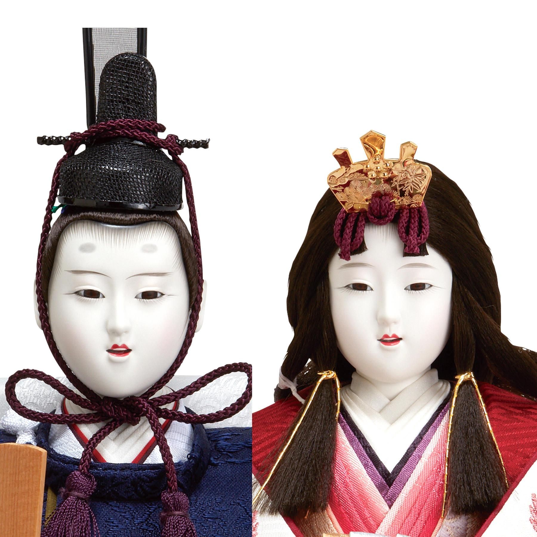 雛人形 十番 有職親王飾り 割毛 鈴木晃隆/小倉草園