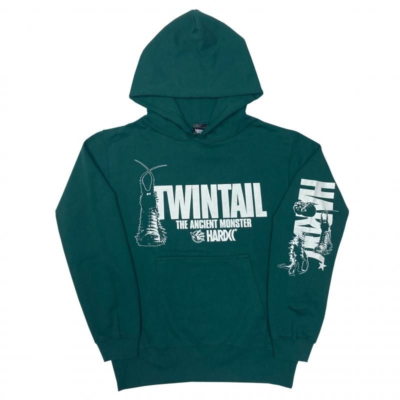 100着限定生産]ツインテール プルオーバーパーカ（ジュラ紀アイビー