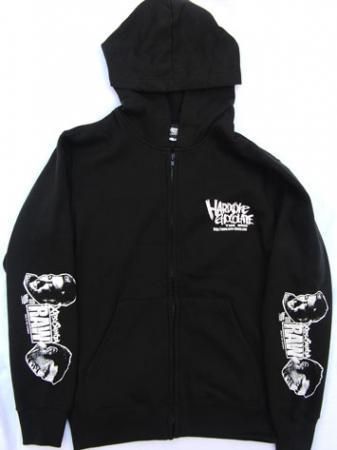 勝新太郎 / KATSU × SHINTA × RAW ZIPパーカ（破天荒ブラック）[廃盤