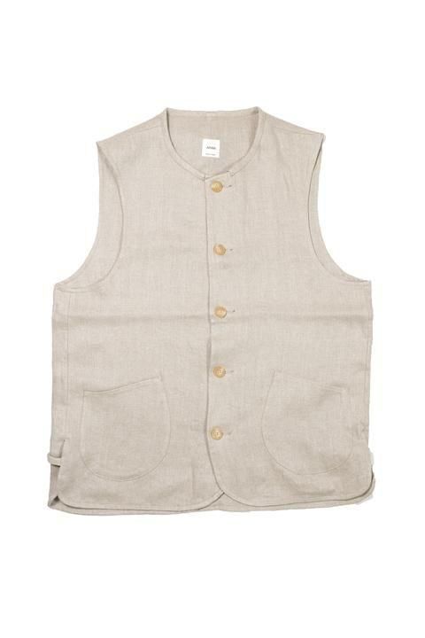 ARAN（アラン） VEST LINEN - ZABOU