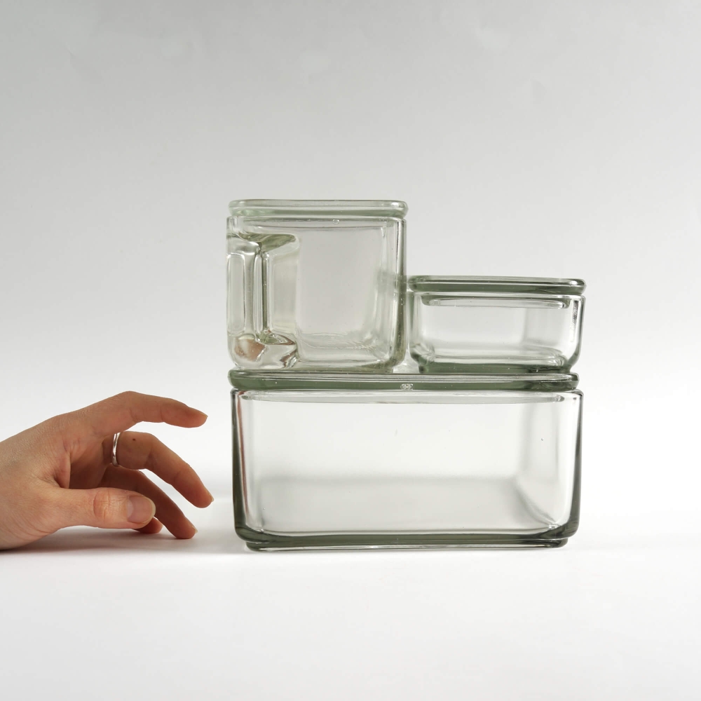 Wilhelm Wagenfeld Kubus H ガラス容器 ガピッチャー Wilhelm