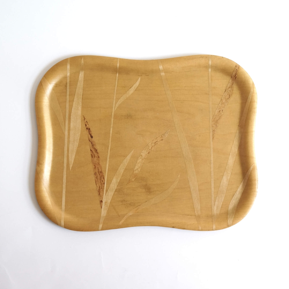 Tapio Wirkkala/ Inlayed plywood tray - organ-online.com