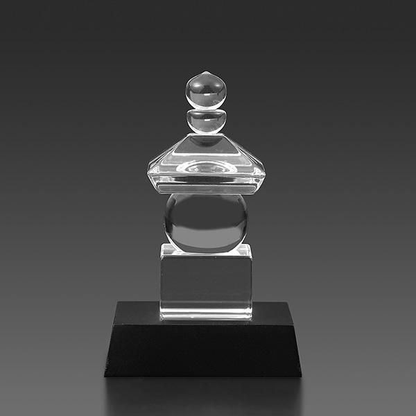 水晶五輪塔 田中佑幸作 - 三宝堂オンラインショップ