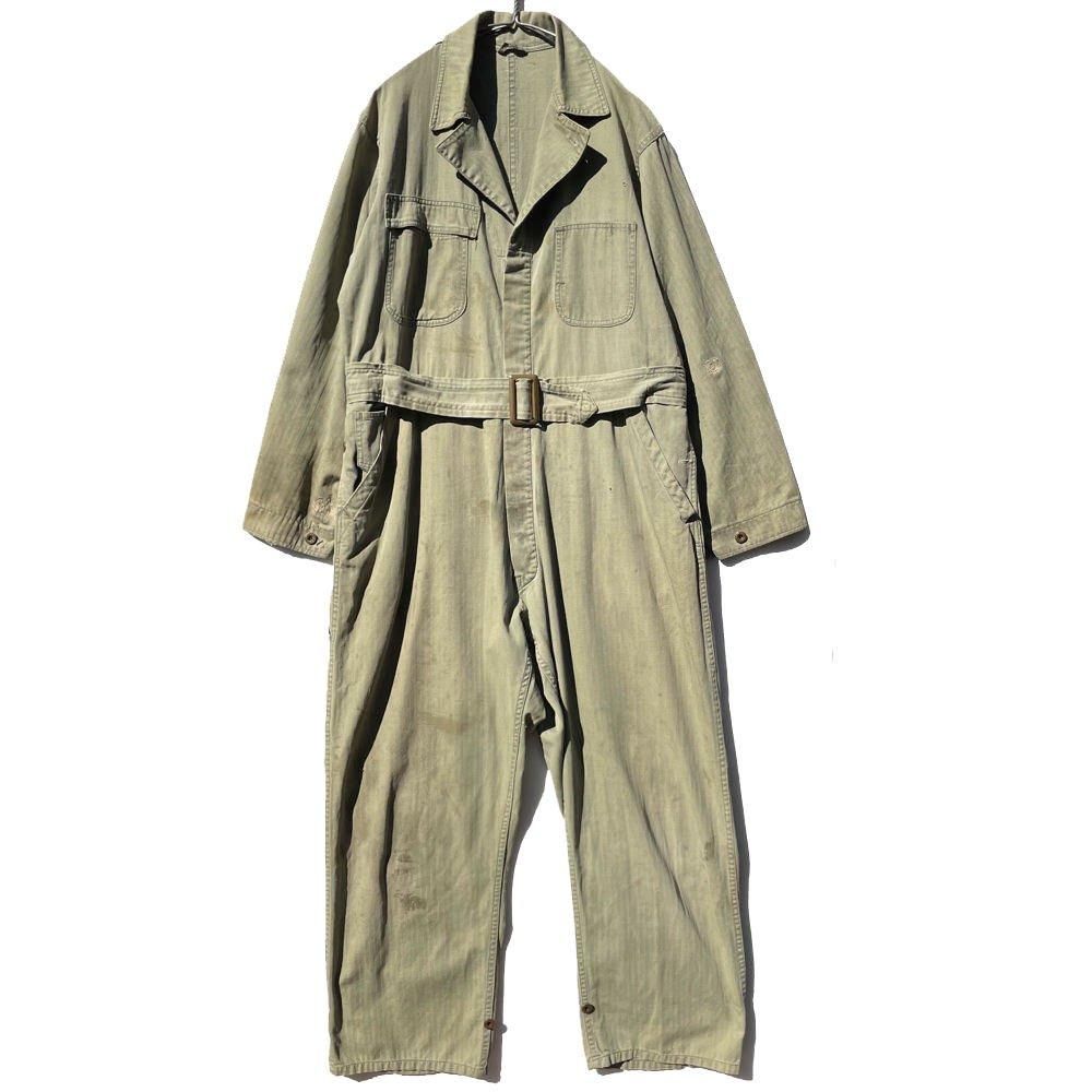 U.S.ARMY】ヴィンテージ HBT ミリタリー オールインワン ジャンプ
