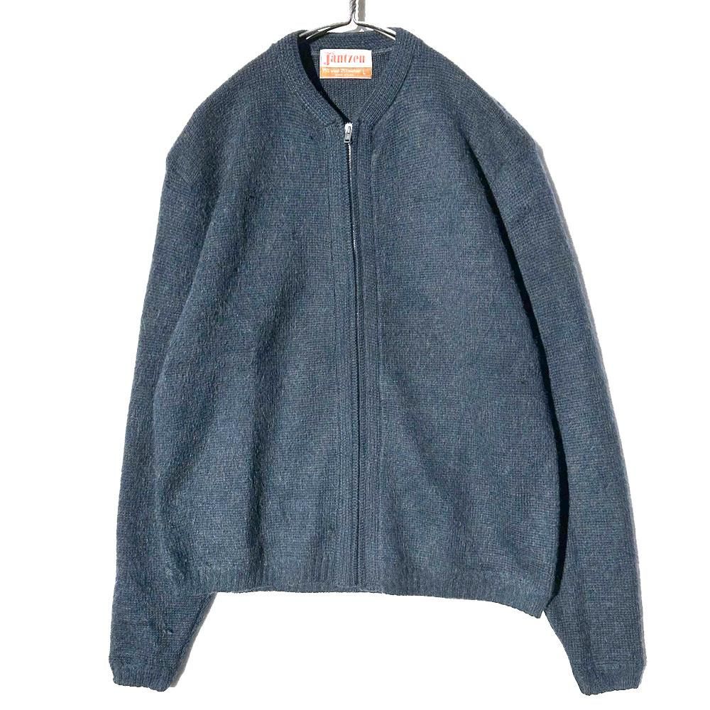 Janzen - Made In USA】ヴィンテージ モヘアウール ジップアップ