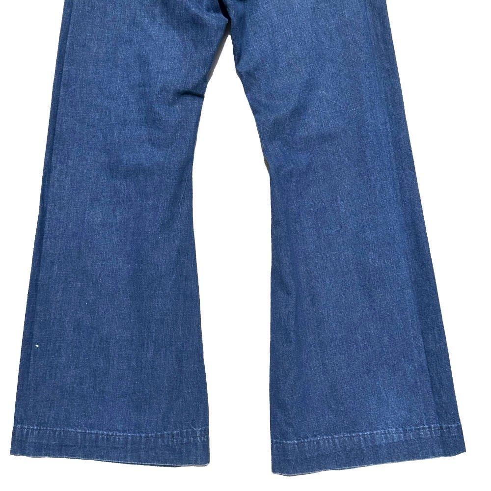 SEAFARER - USN】ヴィンテージ セーラーデニムパンツ 巻きパンツ