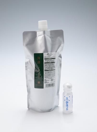 海藻シャンプー詰め替え用500ml - 顔を洗う水と海藻シャンプーの宝塚美研