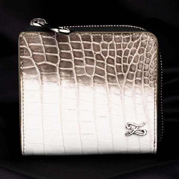 ヒマラヤクロコダイル ディプスハーフZIPウォレット - クロコダイル