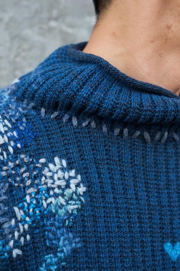 PORTER CLASSIC】H/W HEART KNIT-SLOW&STEADY