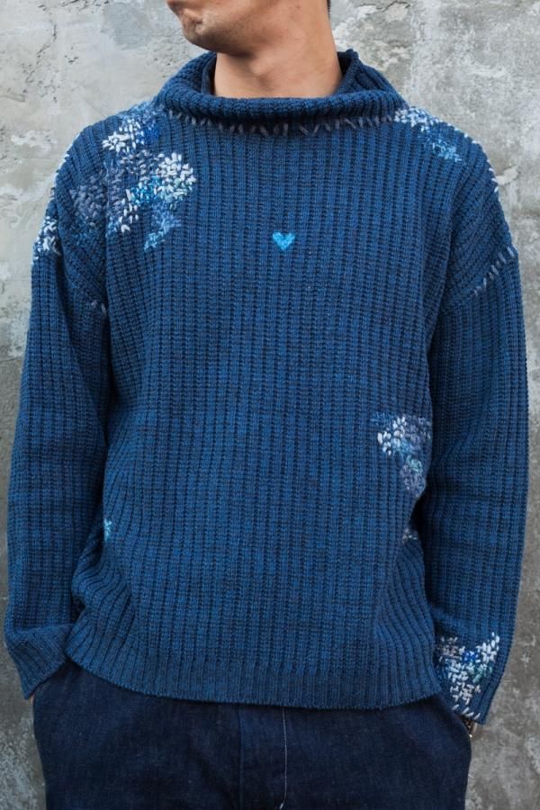 PORTER CLASSIC】H/W HEART KNIT-SLOW&STEADY