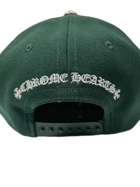 CHROME HEARTSクロムハーツCHベースボールキャップ dark green- 夜型