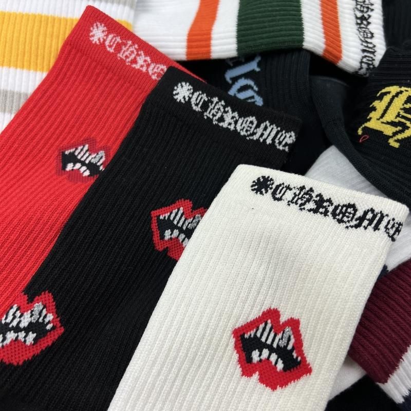 CHROME HEARTS (クロムハーツ) / CHOMPER SOCKS / RED - GANGSTA