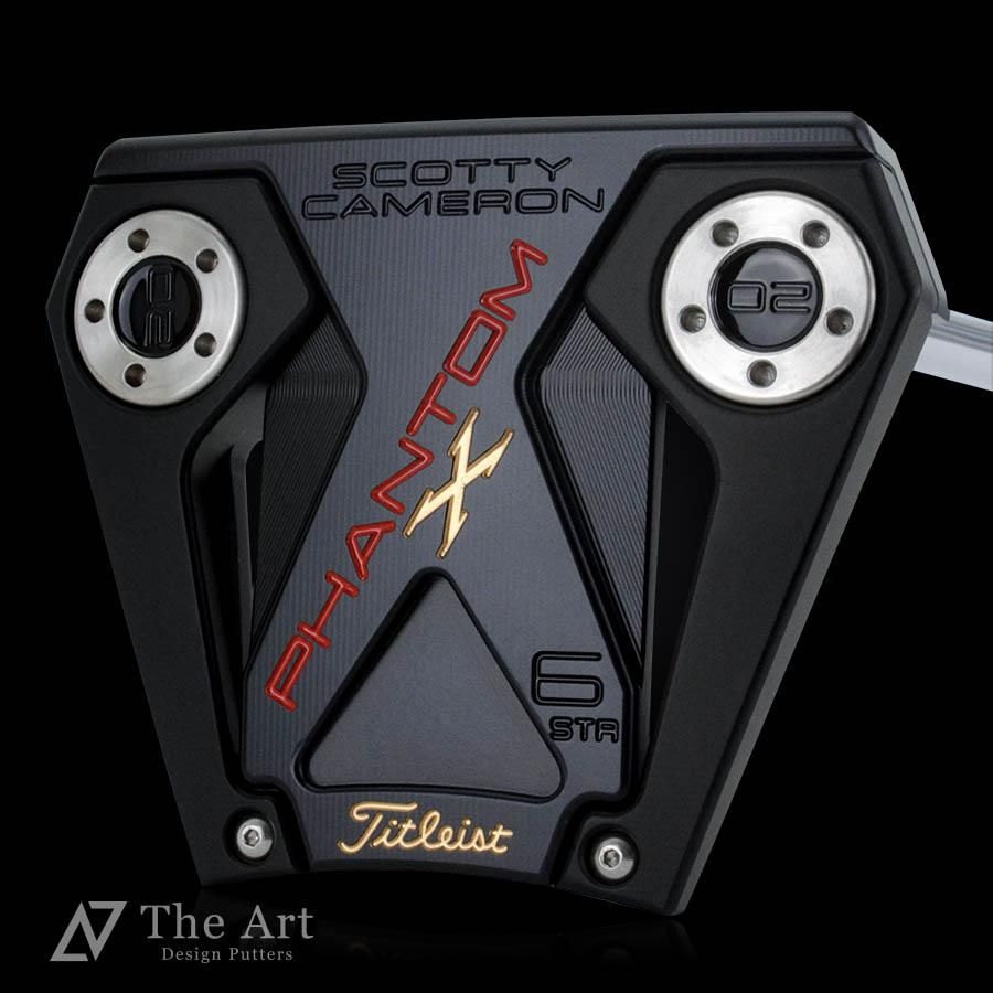 スコッティキャメロン カスタムパター PHANTOM X6 STR [赤龍] センター
