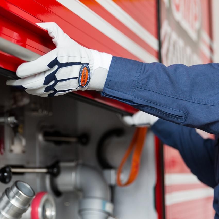 AG-190G 人工皮革グローブ - BULLRESCUE（ブルレスキュー）消防手袋