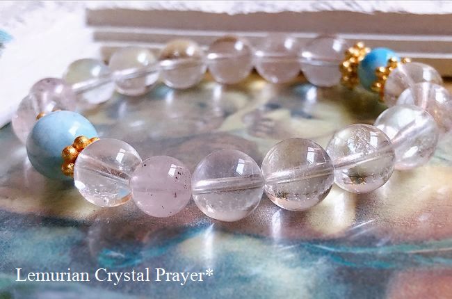 レムリア水晶の祈り | ブレスレット - パワーストーン・天然石
