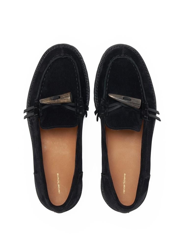 Hender Scheme / HORN LOAFER (BLACK) - TROUPE ONLINE SHOP - COMOLI