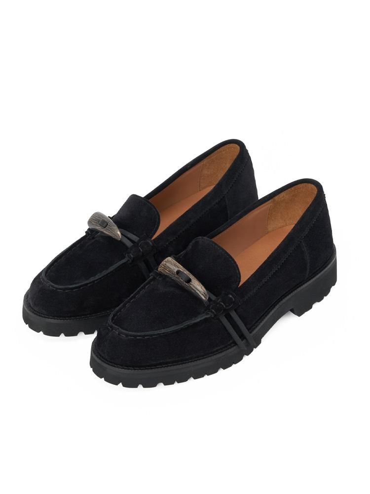 Hender Scheme / HORN LOAFER (BLACK) - TROUPE ONLINE SHOP - COMOLI