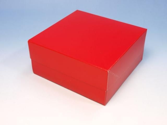 A60610 ロックBOX 65 レッド140（4寸用）（200枚）140×140×65mm