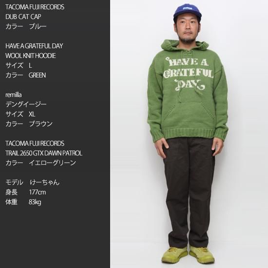 HAVE A GRATEFUL DAY ハブアグレイトフルデイ｜WOOL KNIT HOODIE