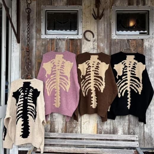 KAPITAL]5Gウール BONEクルーセーター - TAKE FIVE | テイクファイブ