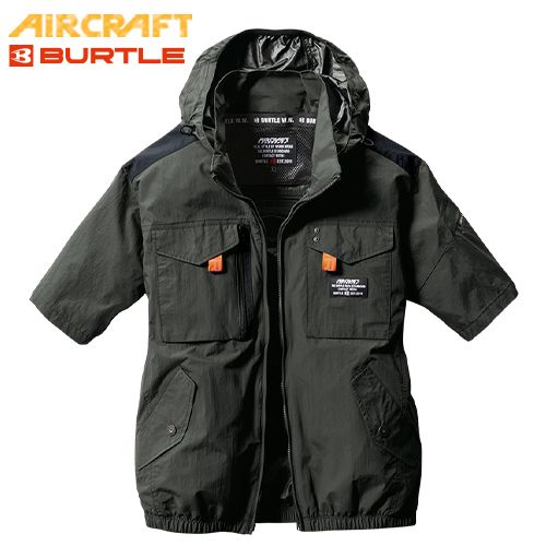 AIRCRAFT 空調服AC1156 AC09-24V グレー xxl セット バートル