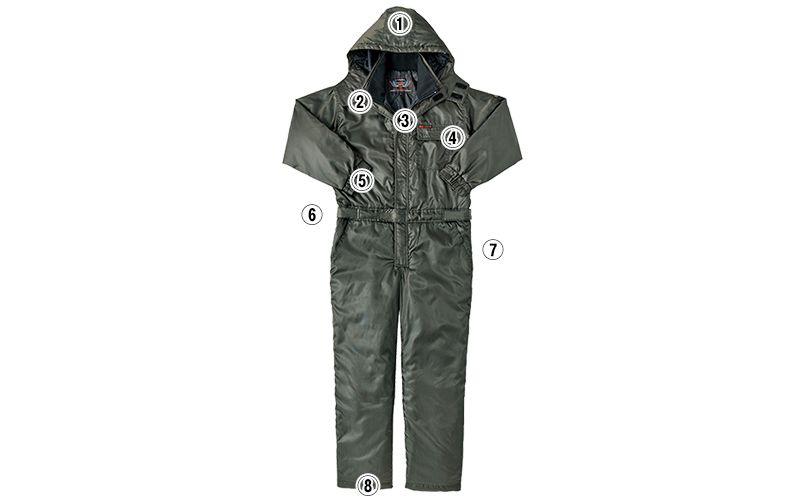 アイトス AZ8264[秋冬用]防寒つなぎ｜ユニフォームの通販なら