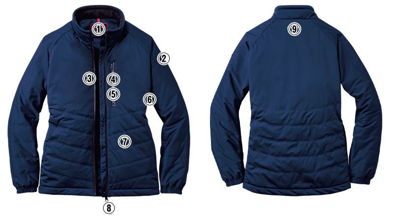 自重堂 78070 [秋冬用]Z-DRAGON 軽防寒ジャンパー[男女兼用