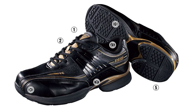 ジーベック 85131 プレミアムセフティシューズ 耐油ゴム底 樹脂先芯