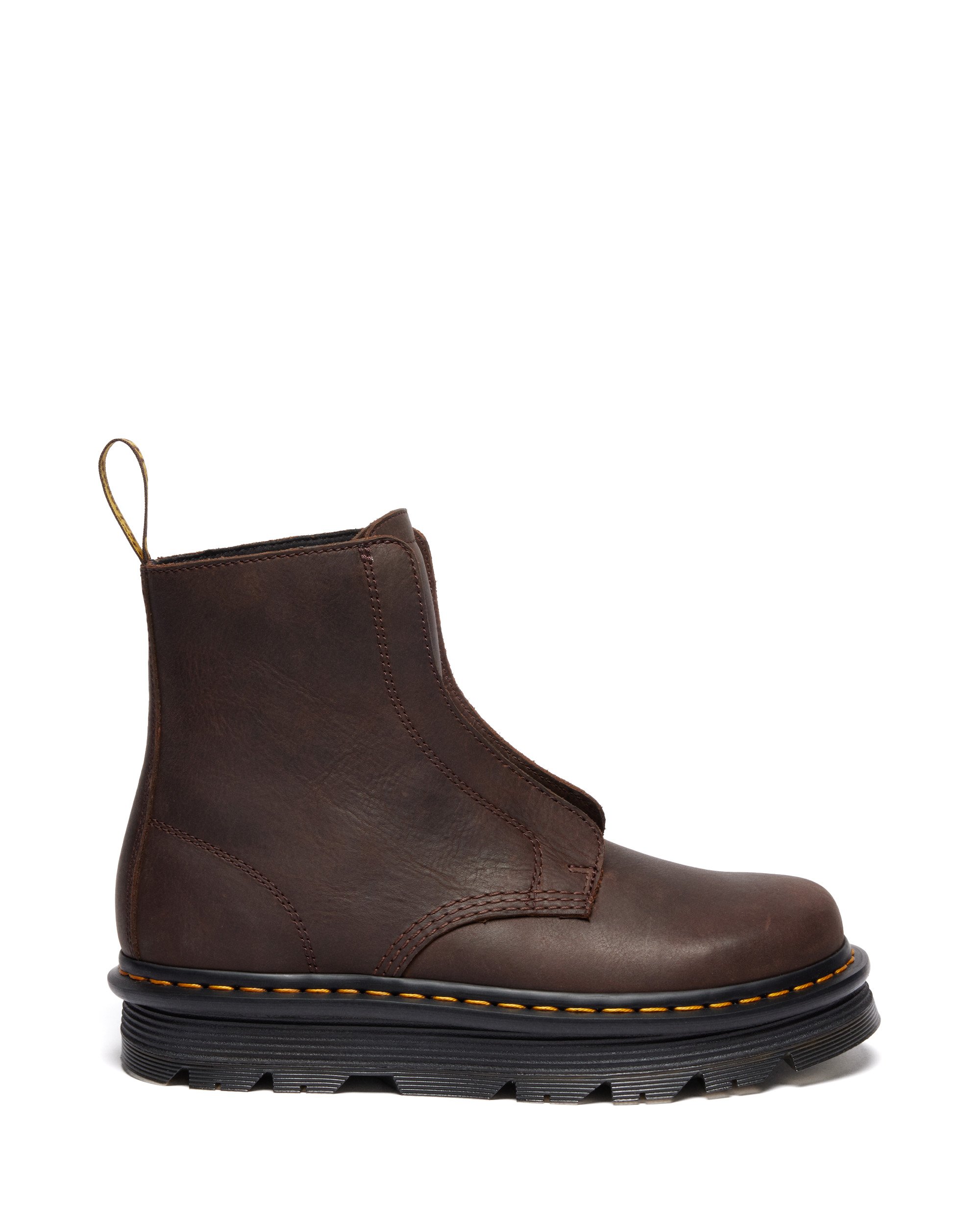 Dr. Martens ZEBZAG LACELESS - Classic ankle boots - dark brown
