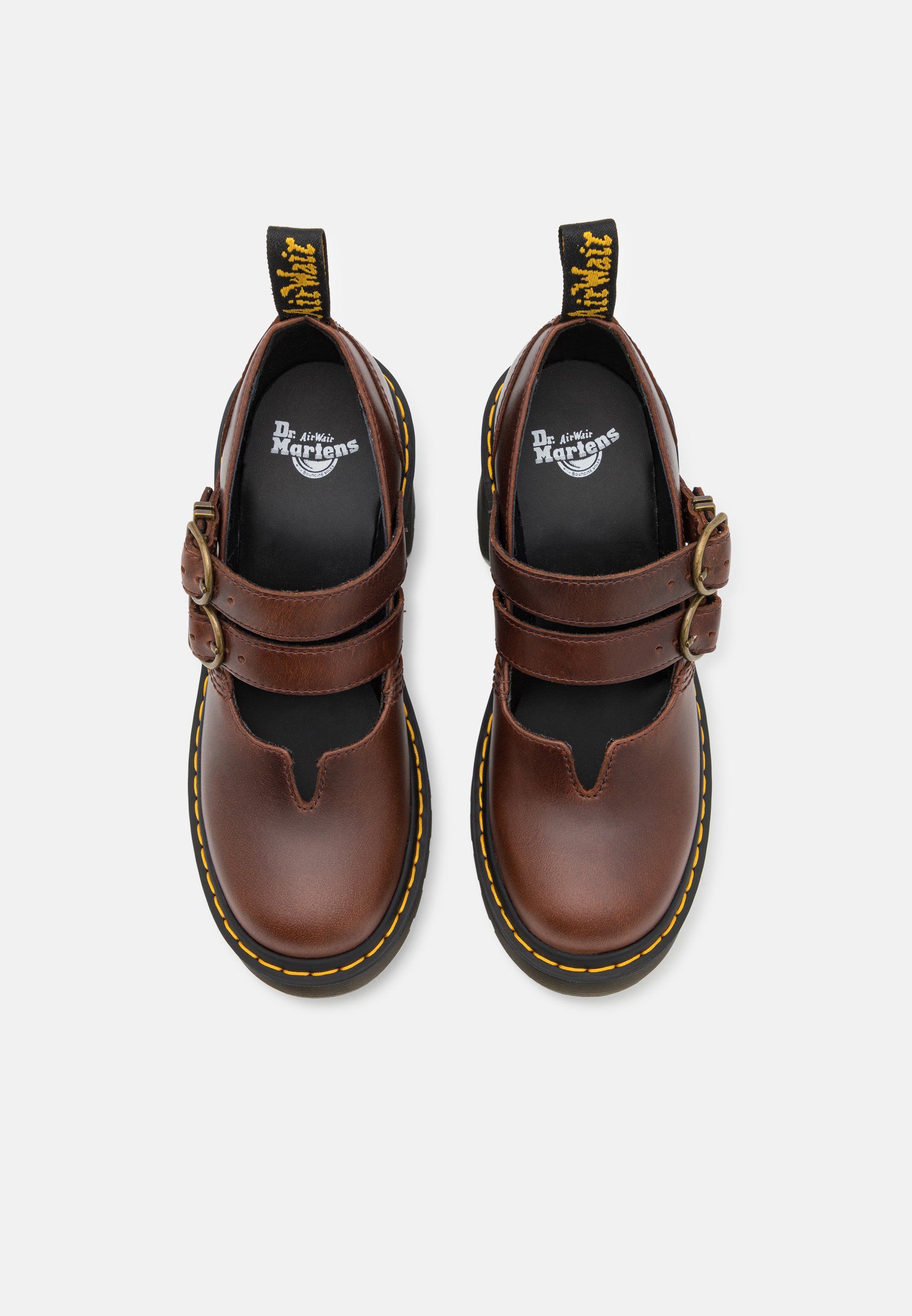 Dr. Martens EVIEE - Platform heels - dark brown/dark brown - Zalando