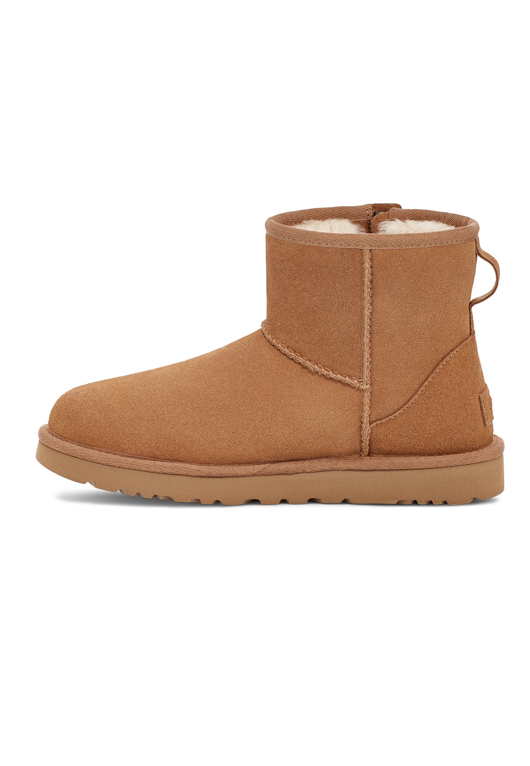 UGG CLASSIC MINI ZIP - Snowboot/Winterstiefel - chestnut/cognac