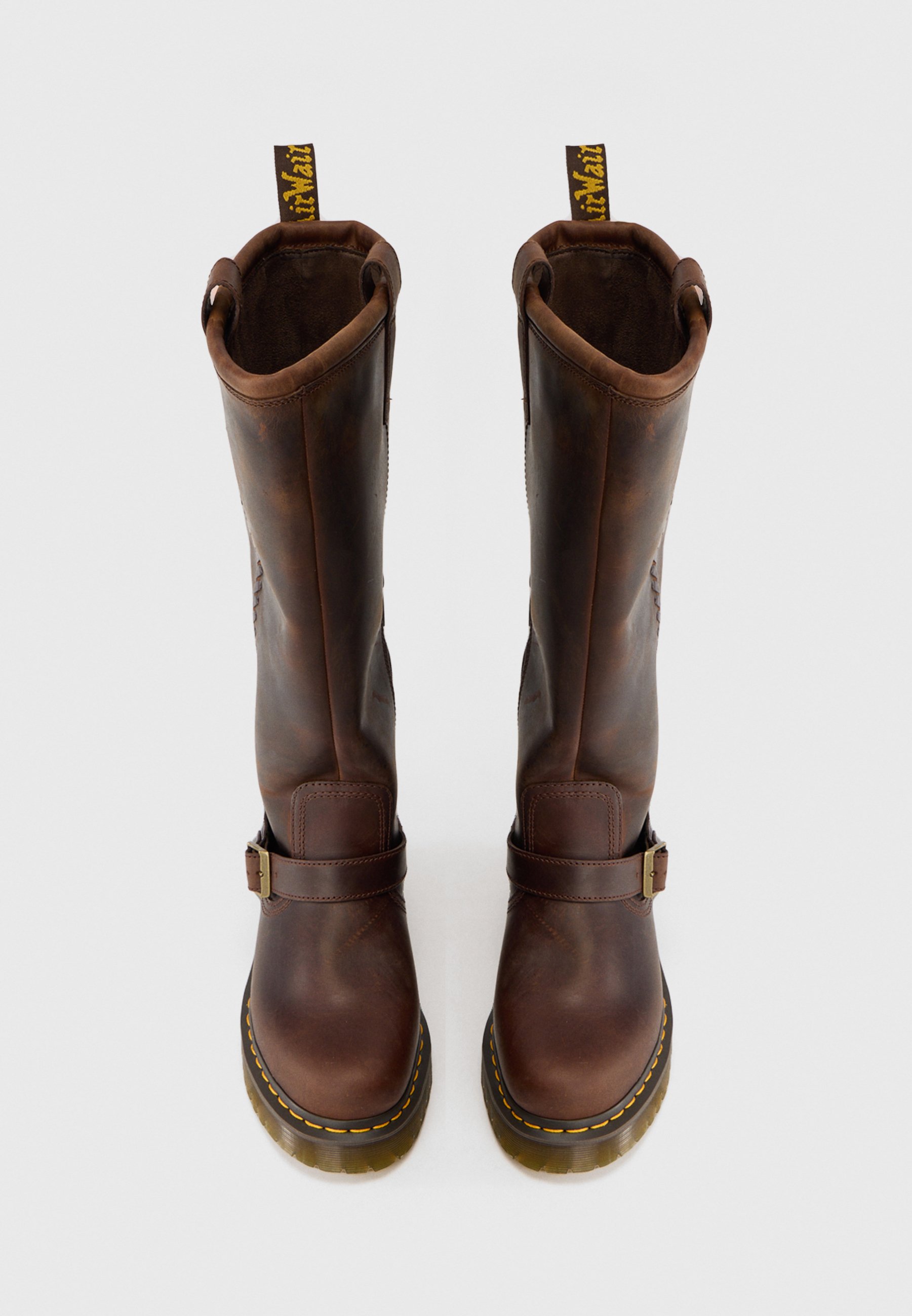 Dr. Martens ANISTONE HIGH UNISEX - Platform boots - dark brown