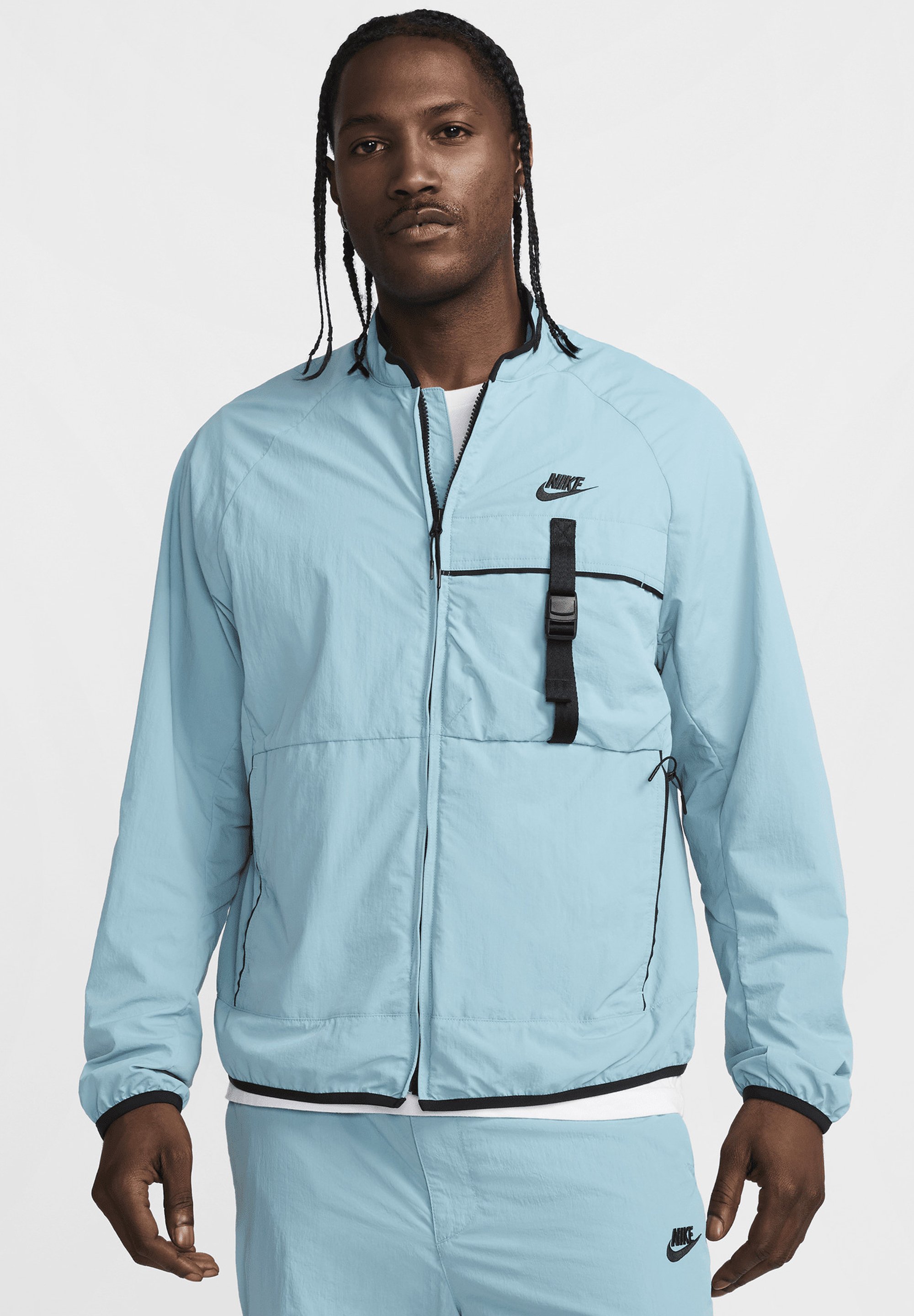 Nike Sportswear M NK TCH WVN - Lichte jas - denim turquoise black