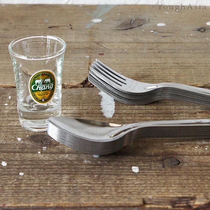 タイ｜屋台風カトラリー/SUN'z ステンレス製スプーン＆フォーク セット