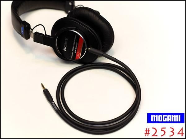 MOGAMI 2534 / iPod iPhone対応ケーブル ミニステレオx2 6.3ステレオ