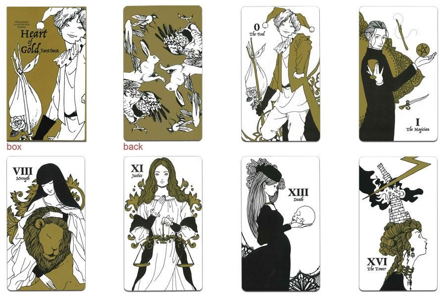 Heart of Gold Tarot Deck ハート・オブ・ゴールド・タロット・デッキ