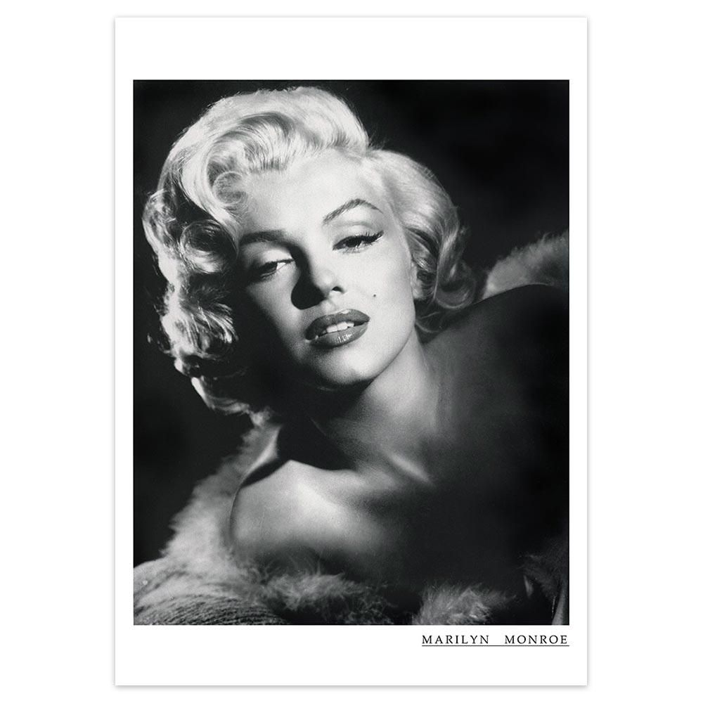 希少・実物大】マリリン・モンロー モノクロポスター Amazon.co.jp